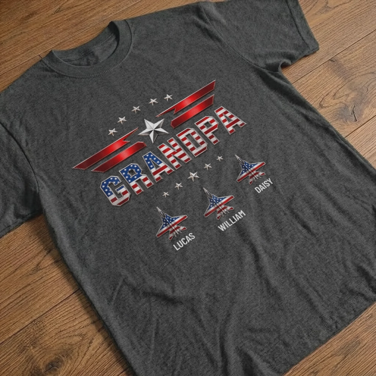 Personalized "Patriot Since Day One" T-Shirt – Father's Day Gift For Dad And Grandpa