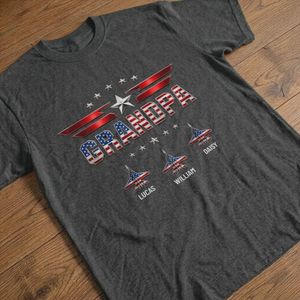Personalized "Patriot Since Day One" T-Shirt – Father's Day Gift For Dad And Grandpa