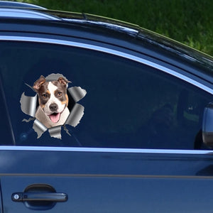 Cracking You Up, One Paw At A Time - Personalized Custom Photo Decal Gifts For Dog Cat Lovers, Dog Dad Mom