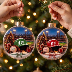 Bring the Ballpark Home —Baseball Christmas Ornament