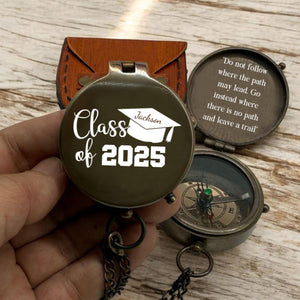 Behind You All Your Memories, Before You All Your Dreams Personalized Compass, Graduation Gift