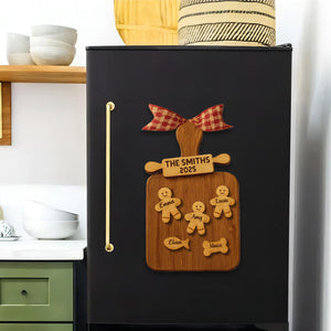 Celebrate Your Family With Cookie Figures Decal, Personalized Custom Decal Gift