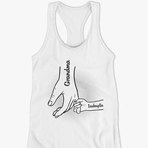 Hand in Hand I Will Always Protect You Family Personalized Tank Top