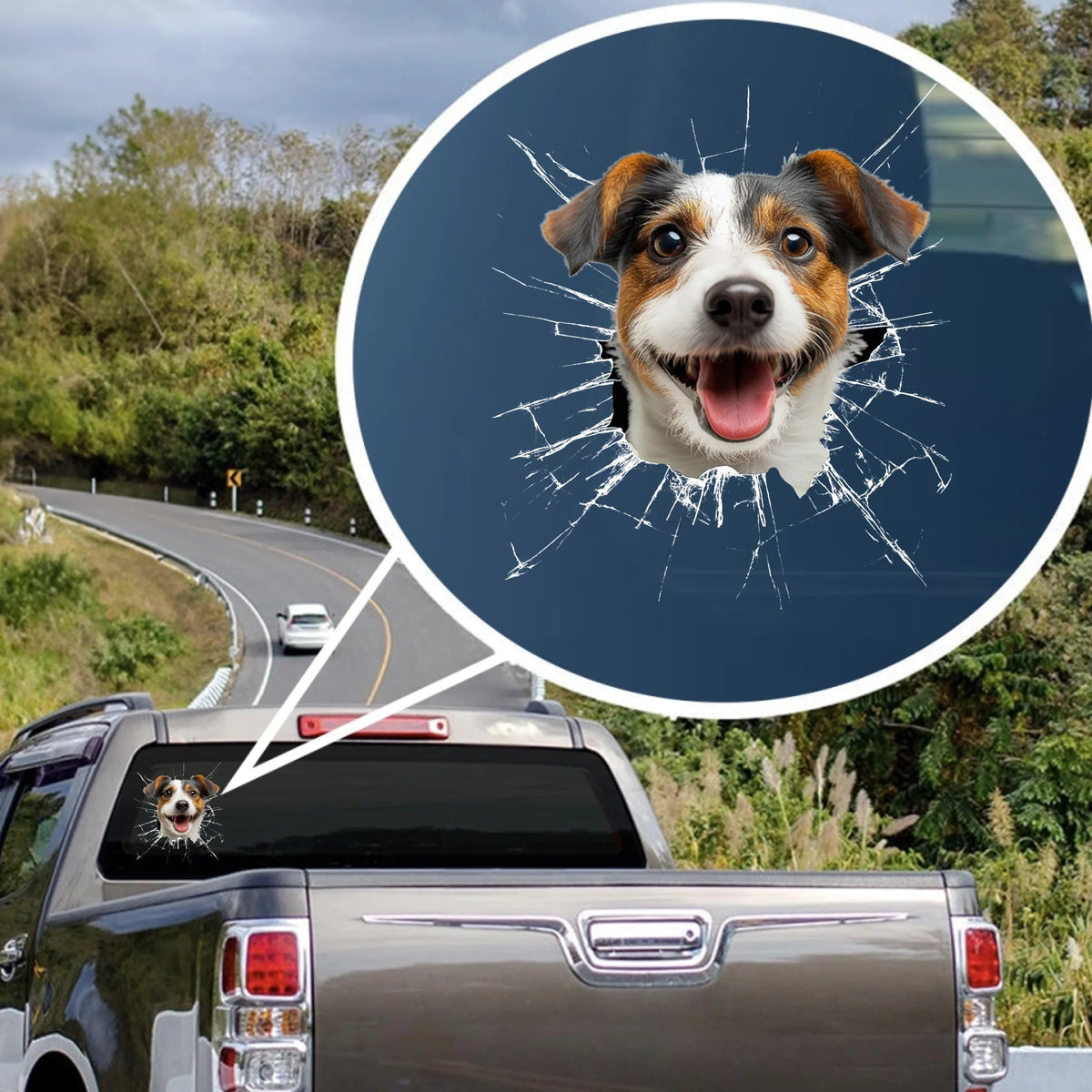 Personalized Photo RV Decal - Birthday Gifts For Dog Cat Lovers