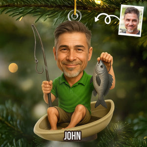 Custom Photo Personalized Christmas Birthday Fishing Gifts For Fisherman - Master Angler