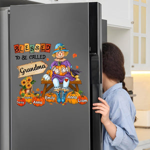 Personalized Gift For Grandma Blessed To Be Called Grandma Fall Decal