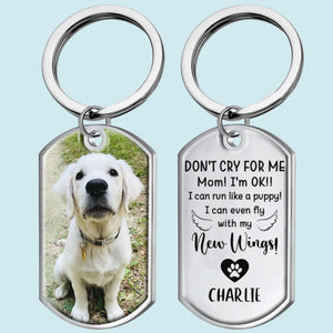 Memorial Personalized Custom Keychain - Sympathy Gift For Pet Owners, Pet Lovers