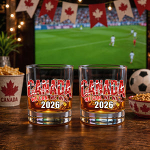 Rep Your Nation – Personalized 2026 Soccer Country Whiskey Glass