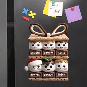 Happy Smores - Personalized Custom Decal - Gifts For Family, Friends, Coworkers