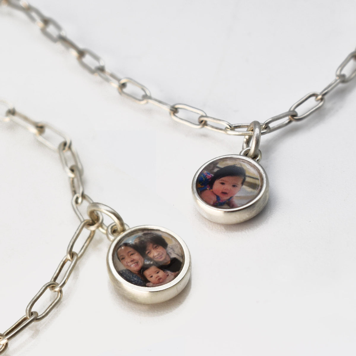Personalized Photo Charm Bracelet Gift For Pet Lover, Family Members