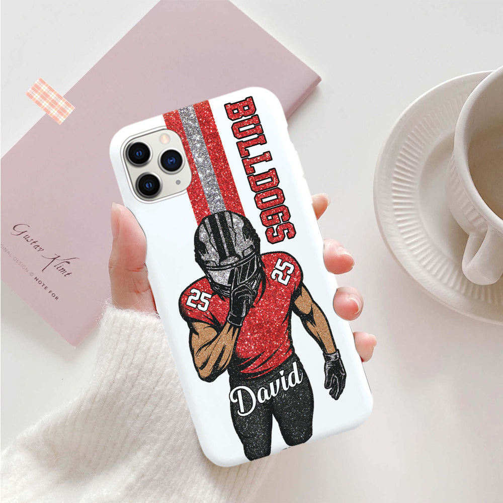 Personalized Clipart Phone Case For Football Family