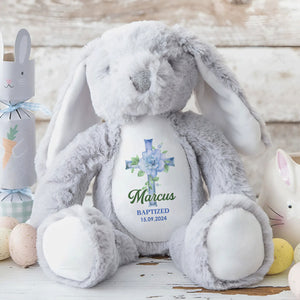 Kid Christening Day - Personalized Easter Bunny Plush Gift For Family