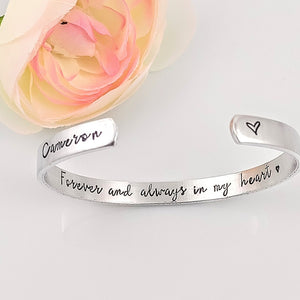 I will carry you bracelet, Personalized Bracelet for Loss of Loved One