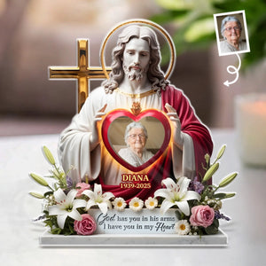 With Angels Now Resting Memorial Personalized Acrylic Plaque