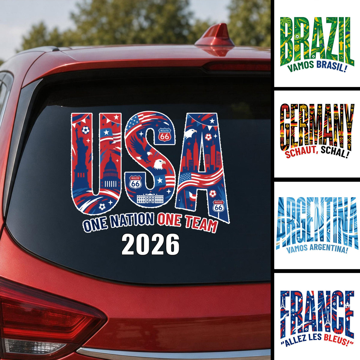 Rep Your Nation – Personalized 2026 Soccer Country Decal