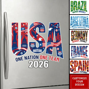 Rep Your Nation – Personalized 2026 Soccer Country Decal
