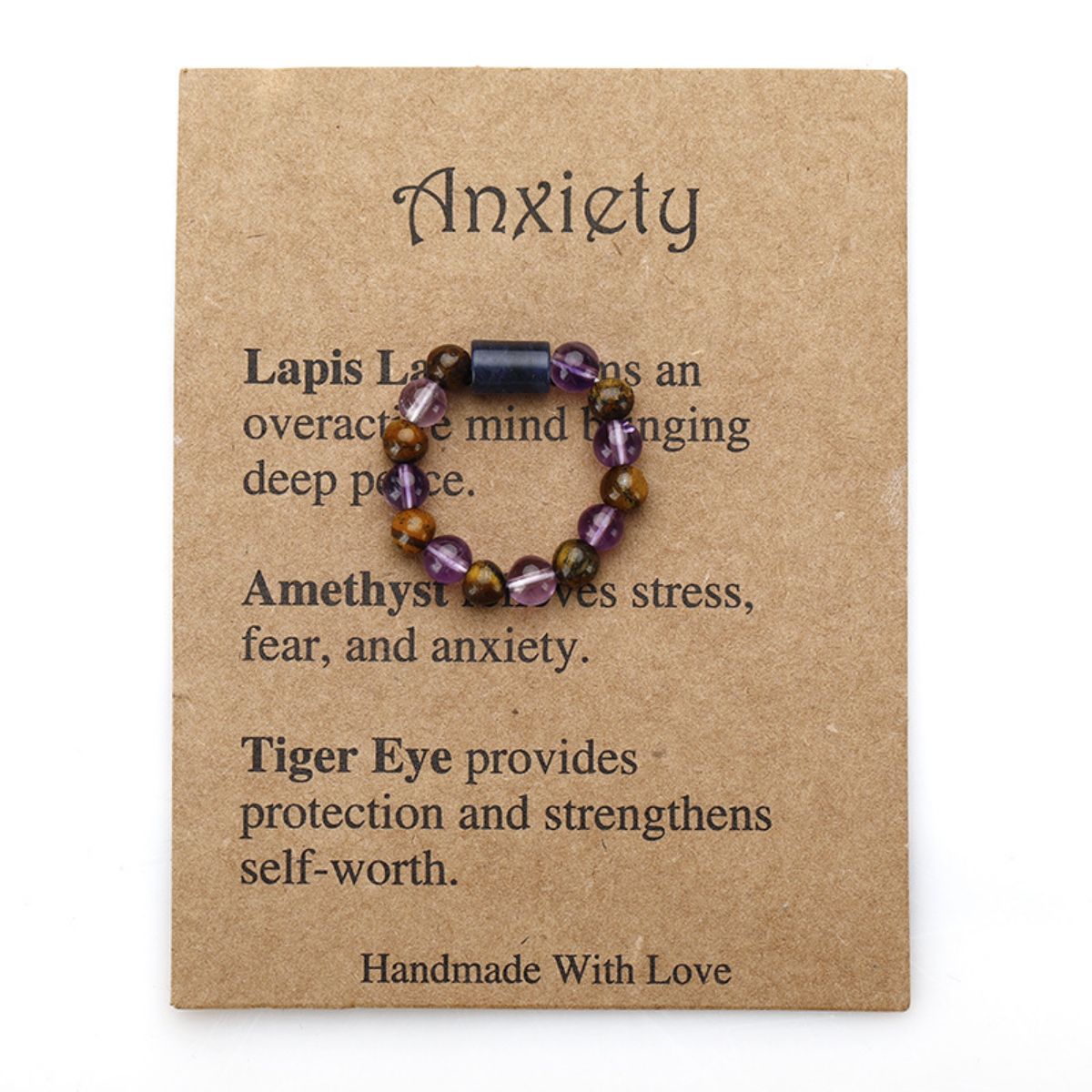 Healing crystals,Beaded elastic ring