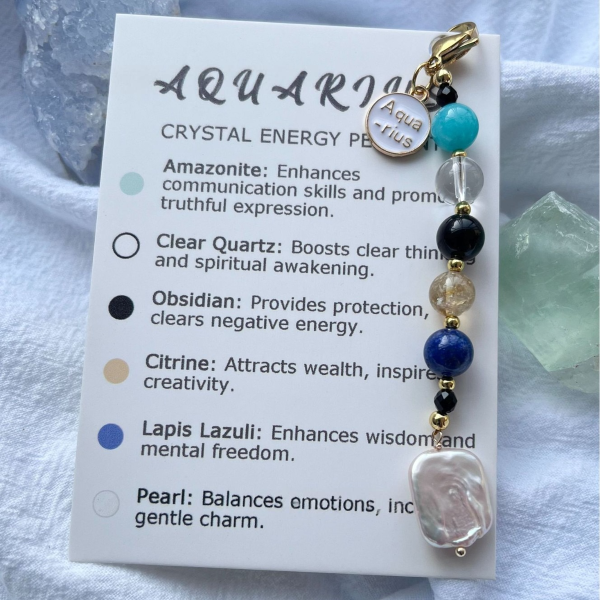 12 Constellation Energy Crystal ornament