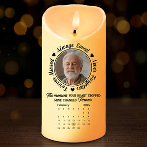 Your Loved One Is Now Your Guardian Angel - Memorial Personalized Custom LED Candle