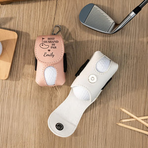 Best Husband By Par - Personalized Golf Ball Holder