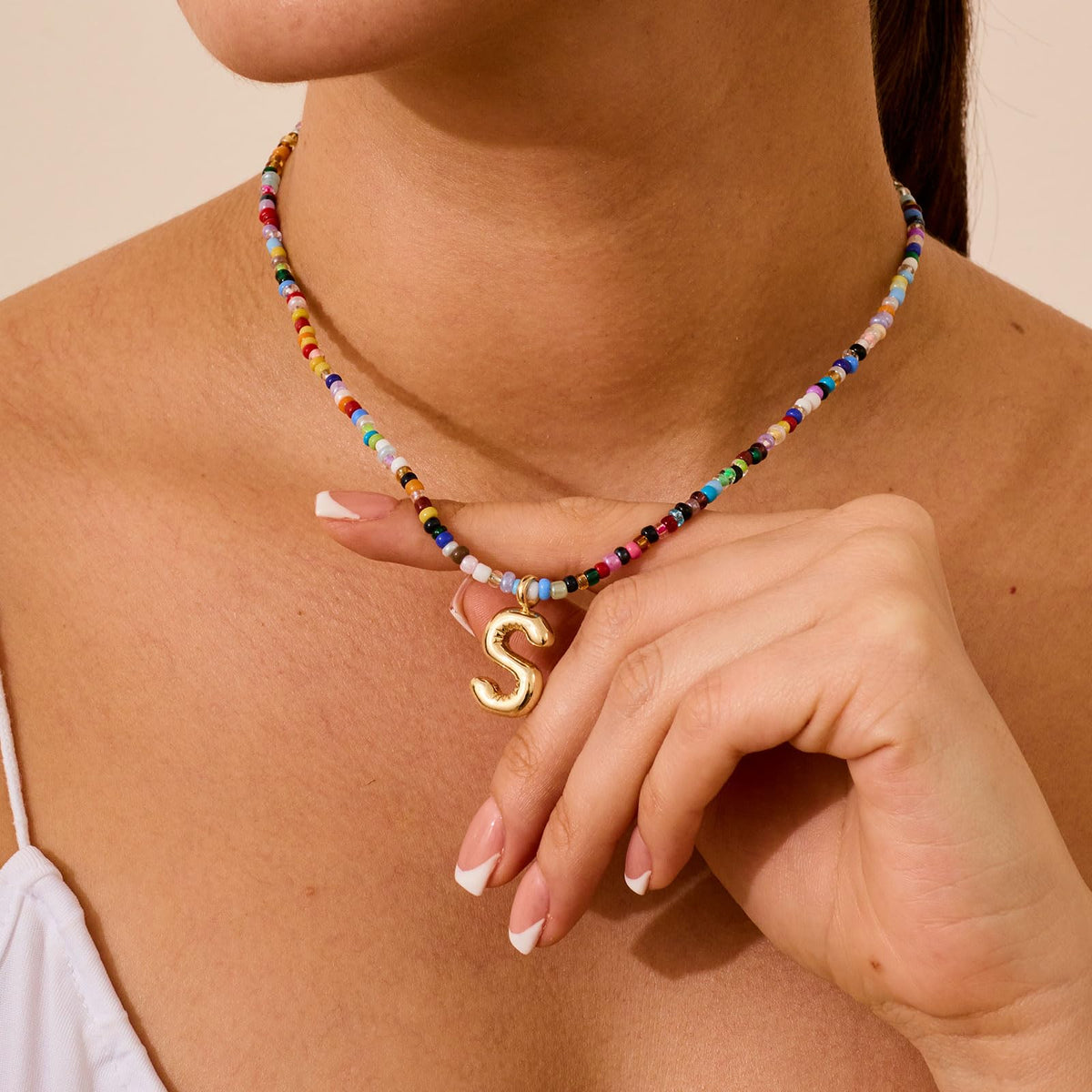 The Colorful Letter Necklace