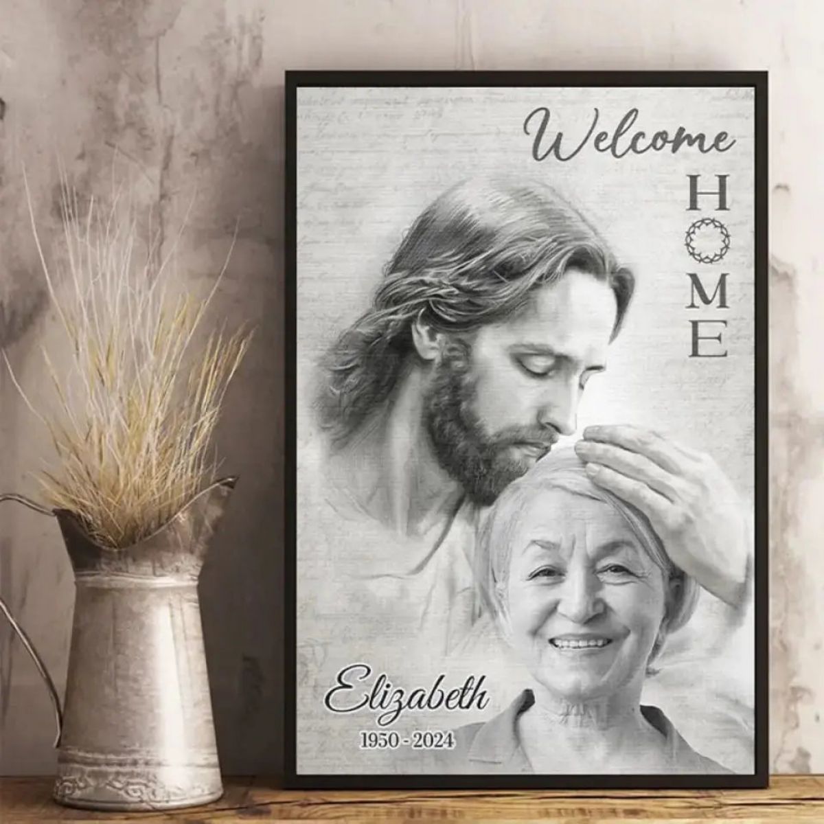 Remembering You With Love - Memorial Personalized Canvas/Poster