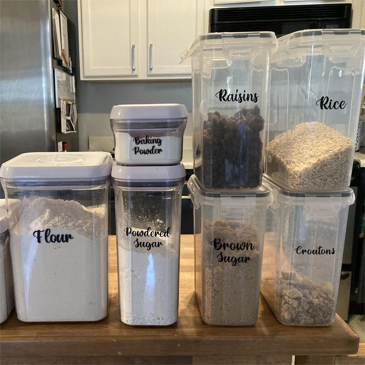 Personalized Vinyl Storage Labels Stickers