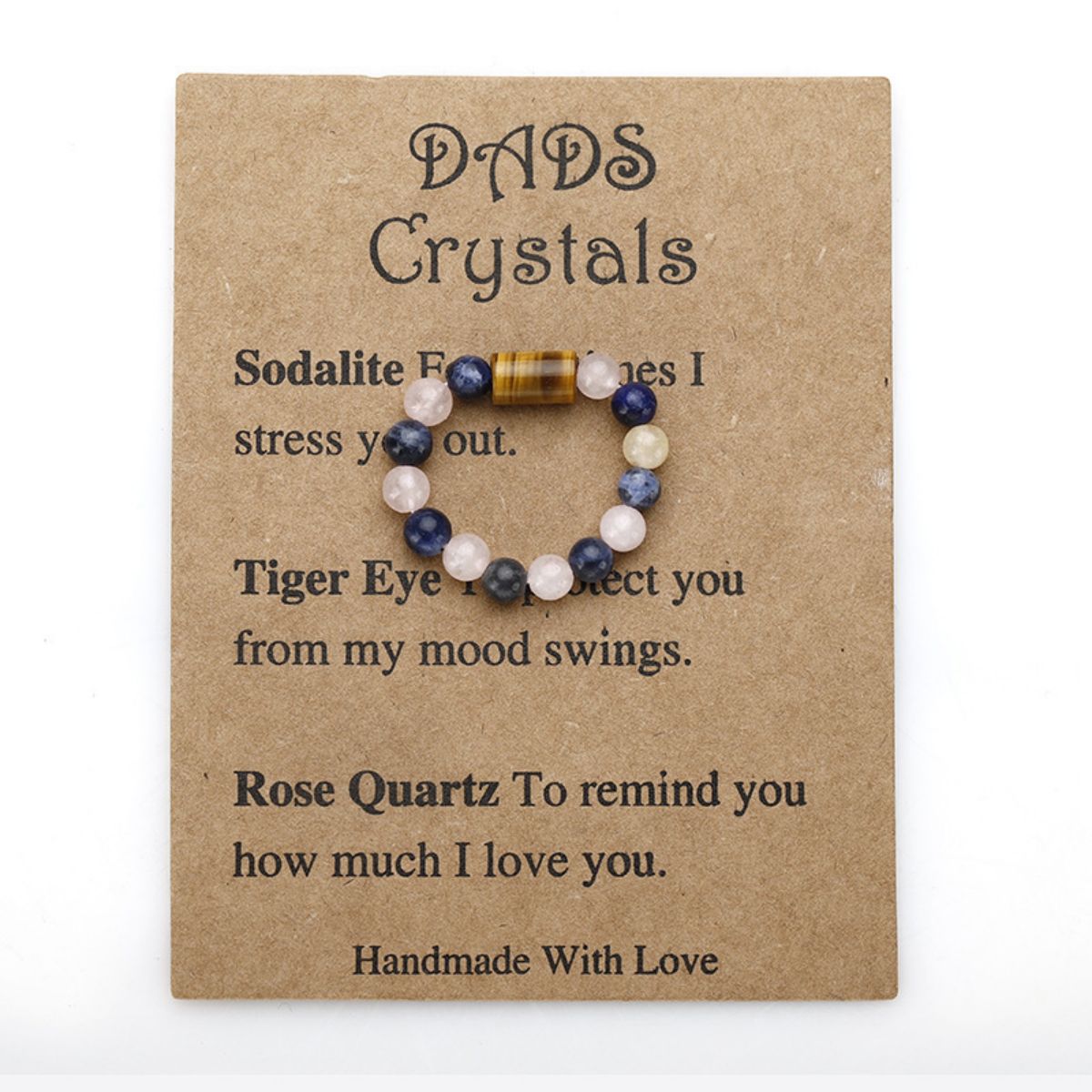 Healing crystals,Beaded elastic ring