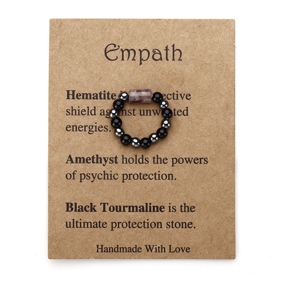 Healing crystals,Beaded elastic ring