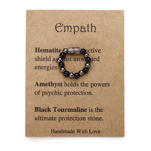 Healing crystals,Beaded elastic ring