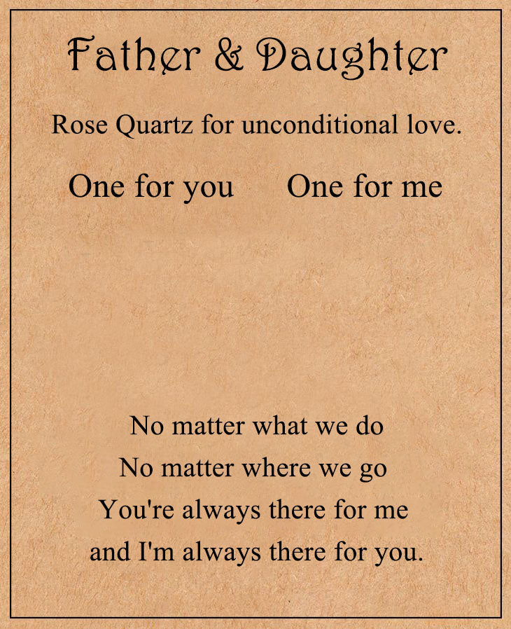 Rose Quartz For Unconditional Love Personalized Crystal Keyring Gift Set