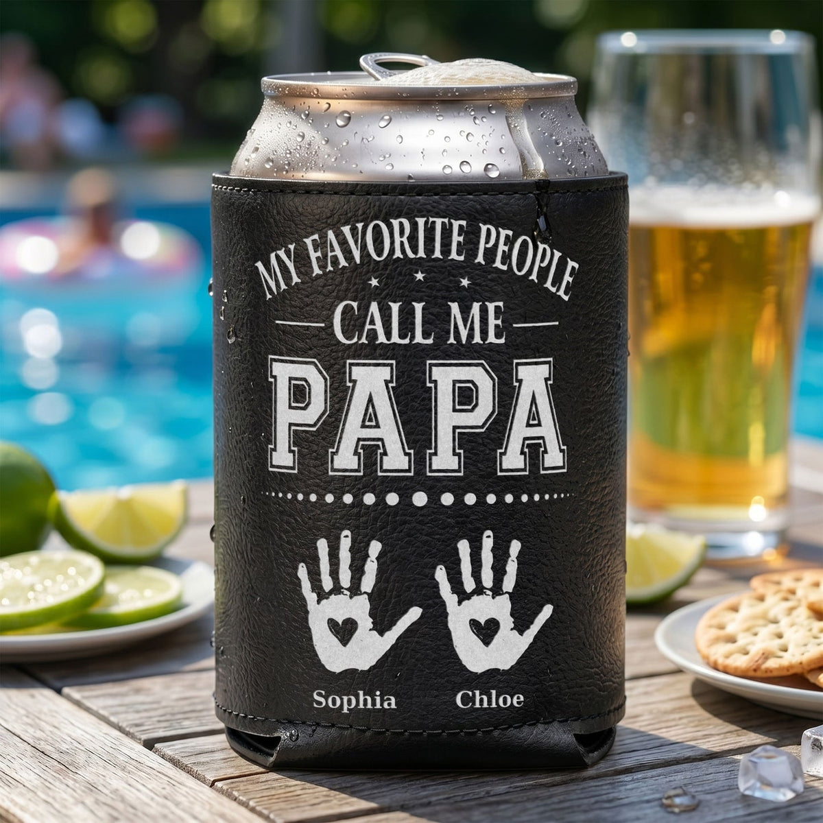 Father's Day Gifts, Legend, Husband, Dad And Grandpa - Personalized Can Cooler