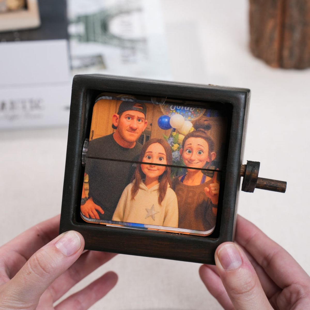 Flip Photo Box – Customizable Memory Album