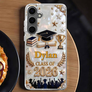 Class Of 2026,2027, Personalized Clear Phone Case, Gift For Graduates