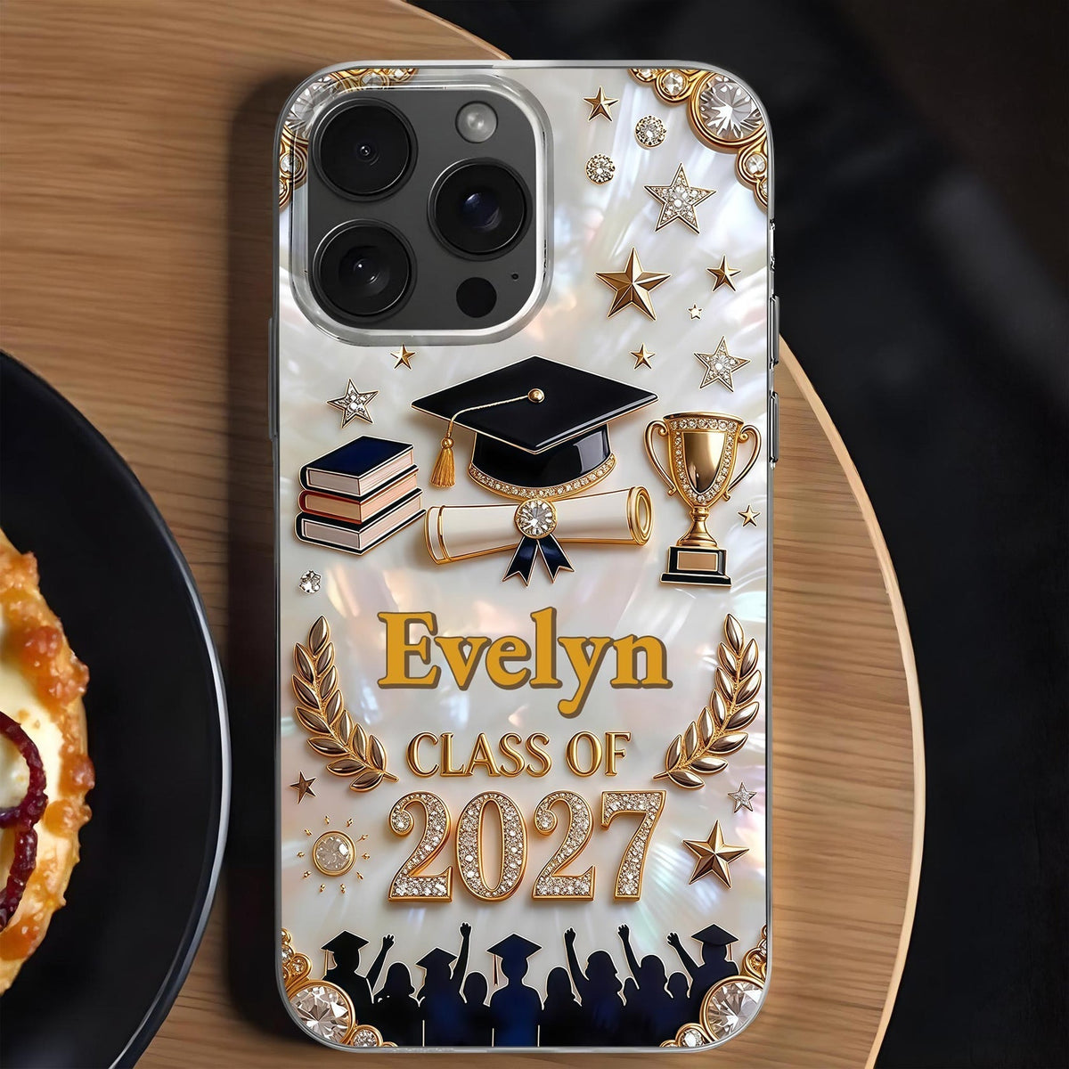 Class Of 2026,2027, Personalized Clear Phone Case, Gift For Graduates