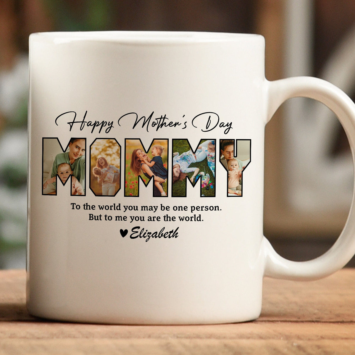 Personalized Photo Happy Mother's Day To Mom Mug