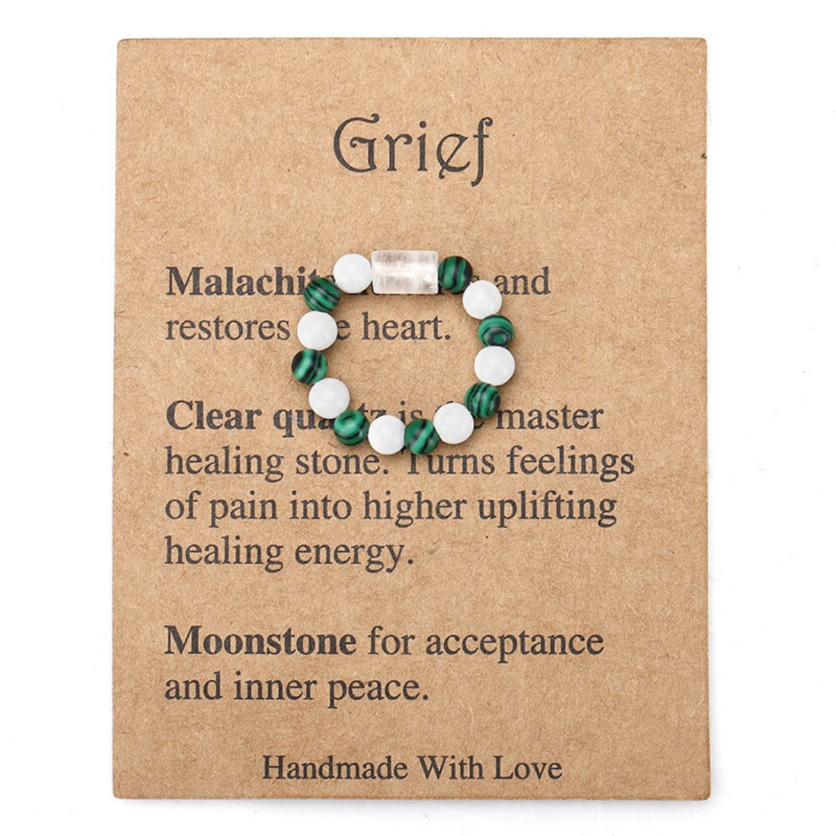 Healing crystals,Beaded elastic ring