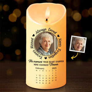 Your Loved One Is Now Your Guardian Angel - Memorial Personalized Custom LED Candle