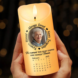 Your Loved One Is Now Your Guardian Angel - Memorial Personalized Custom LED Candle