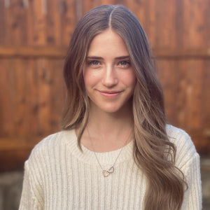 To My Beautiful Granddaughter - Intertwined Hearts Keepsake Necklace