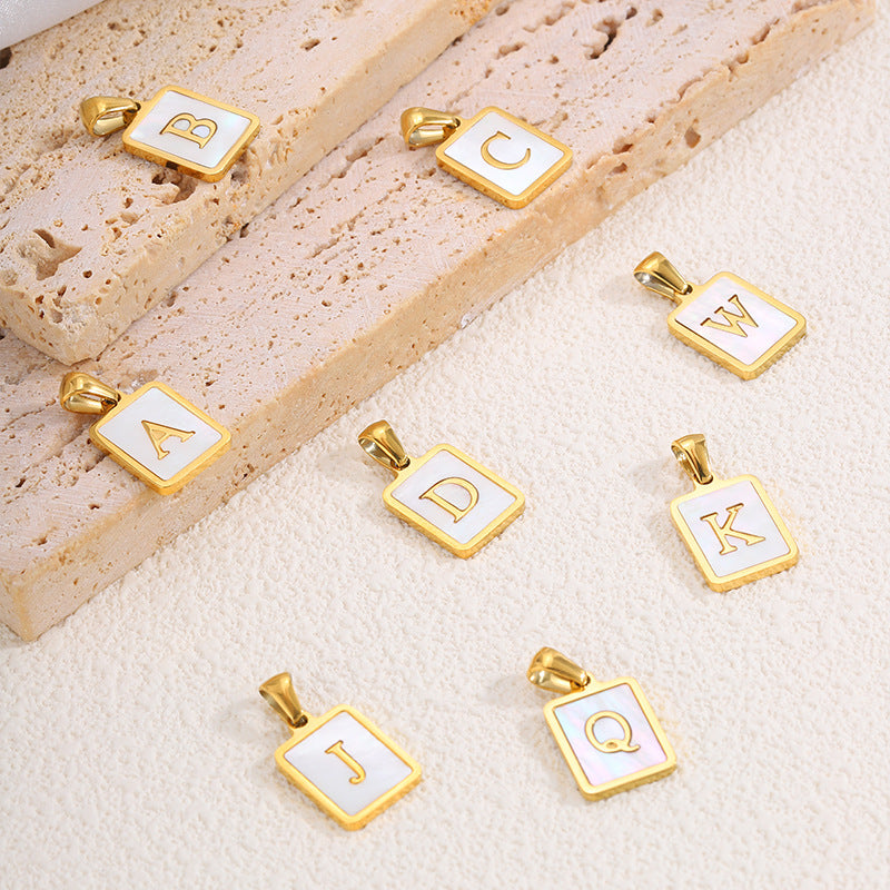 Personalized Initial Birthstone Necklace For Woman