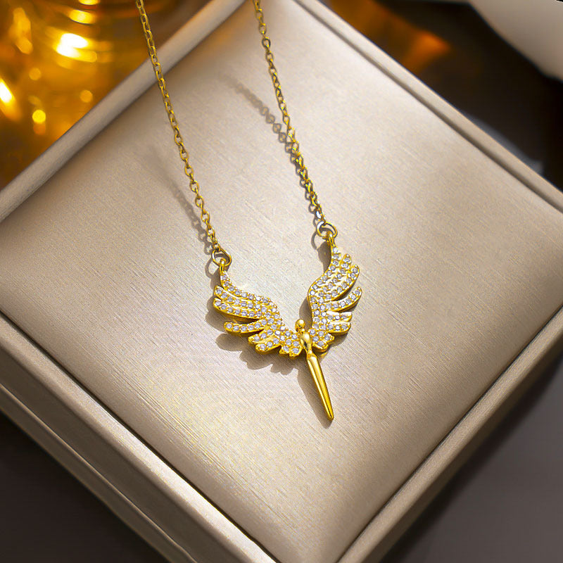 Alice Angel Necklace