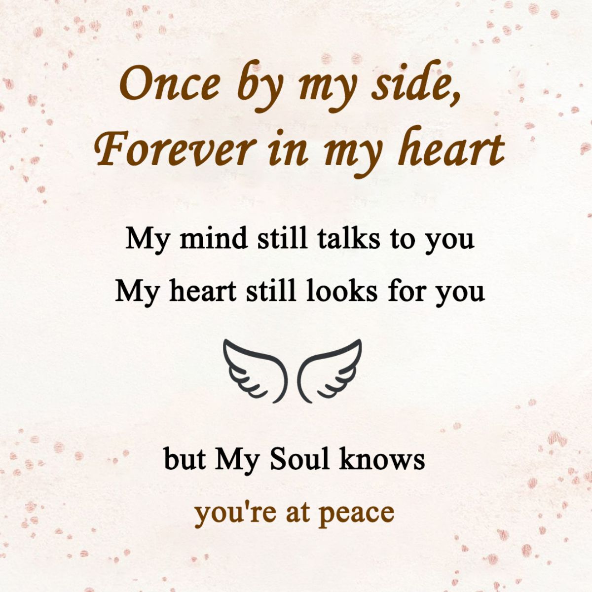 Personalized Circle Wings Memorial Ring - I am not a Widow, I am a wife to a husband with wings