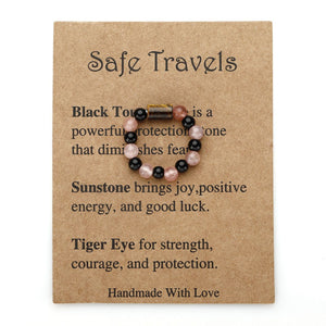 Healing crystals,Beaded elastic ring