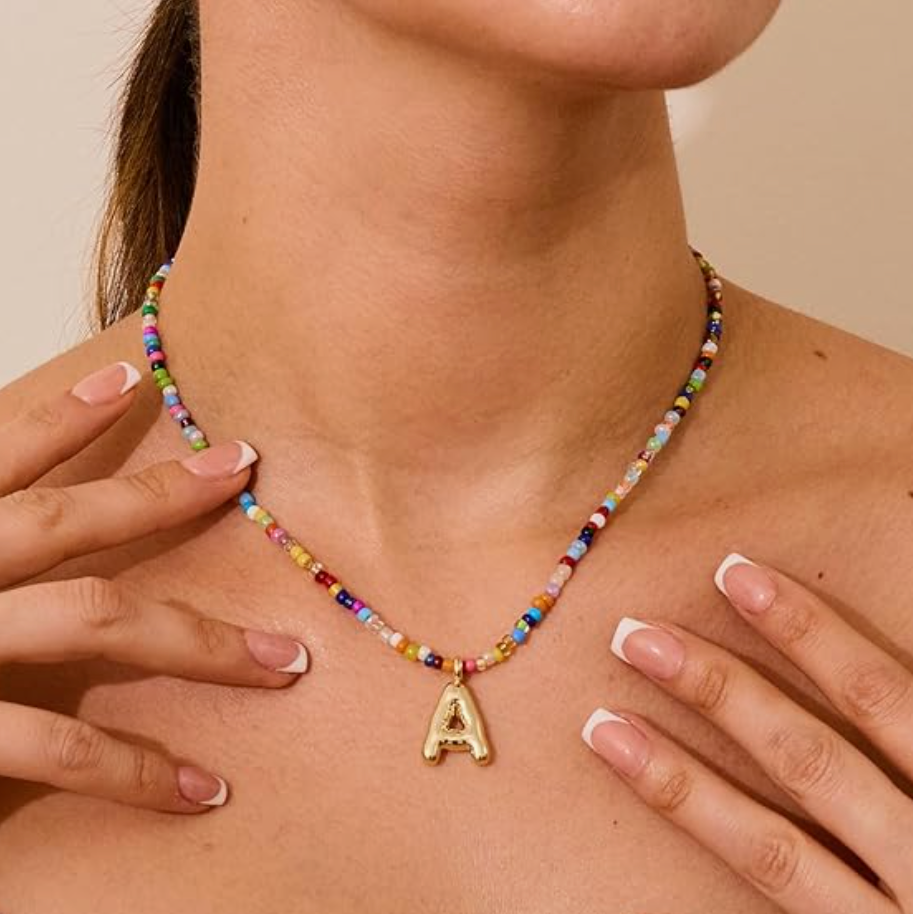 The Colorful Letter Necklace