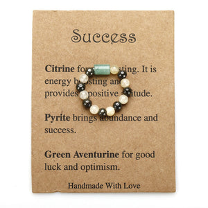 Healing crystals,Beaded elastic ring