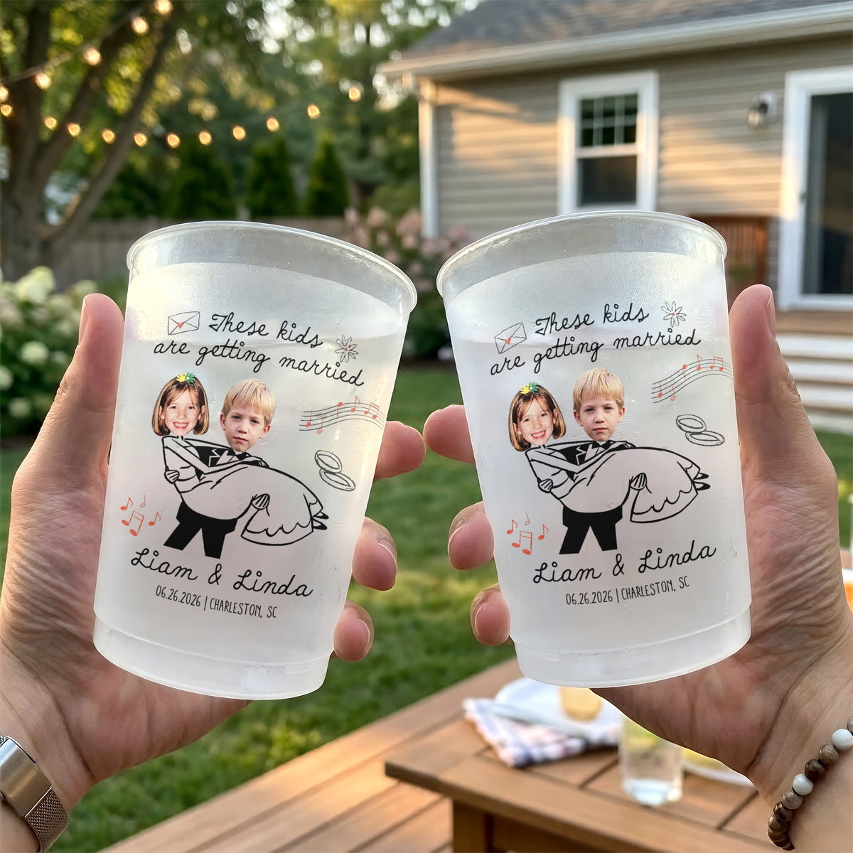 These Kids Are Getting Married Wedding Party Wedding Favors - Personalized Cups