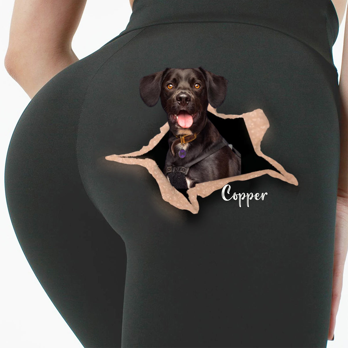 Gift For Pet lover Crack Custom Photo Personalized Leggings
