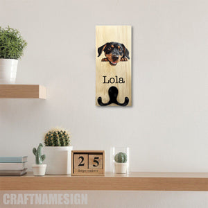Personalised Dog Lead Hook Hanger, Dog Gift, Pet Presant