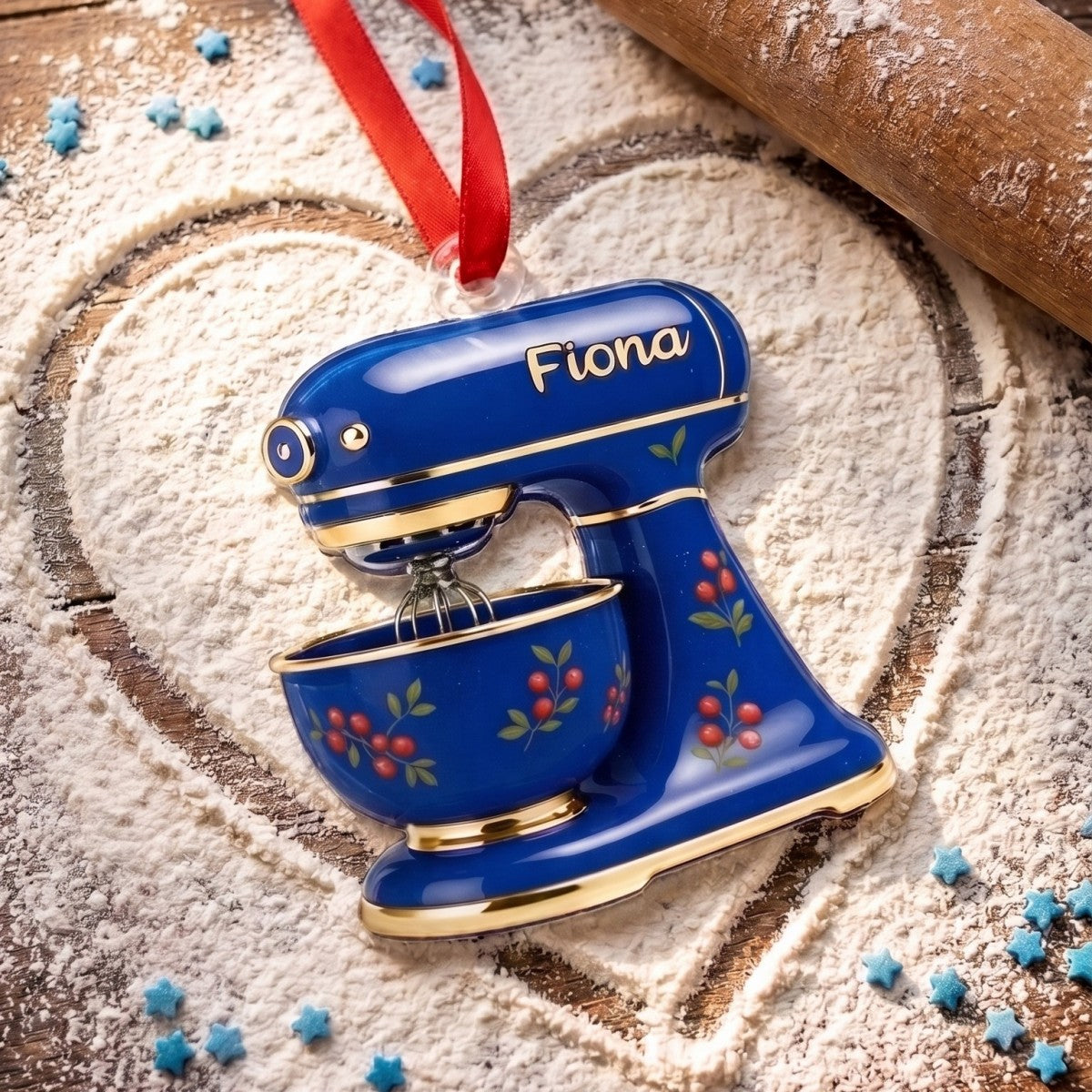 Baking Mixer Ornament - Personalized Acrylic Ornament, Bakers Gift